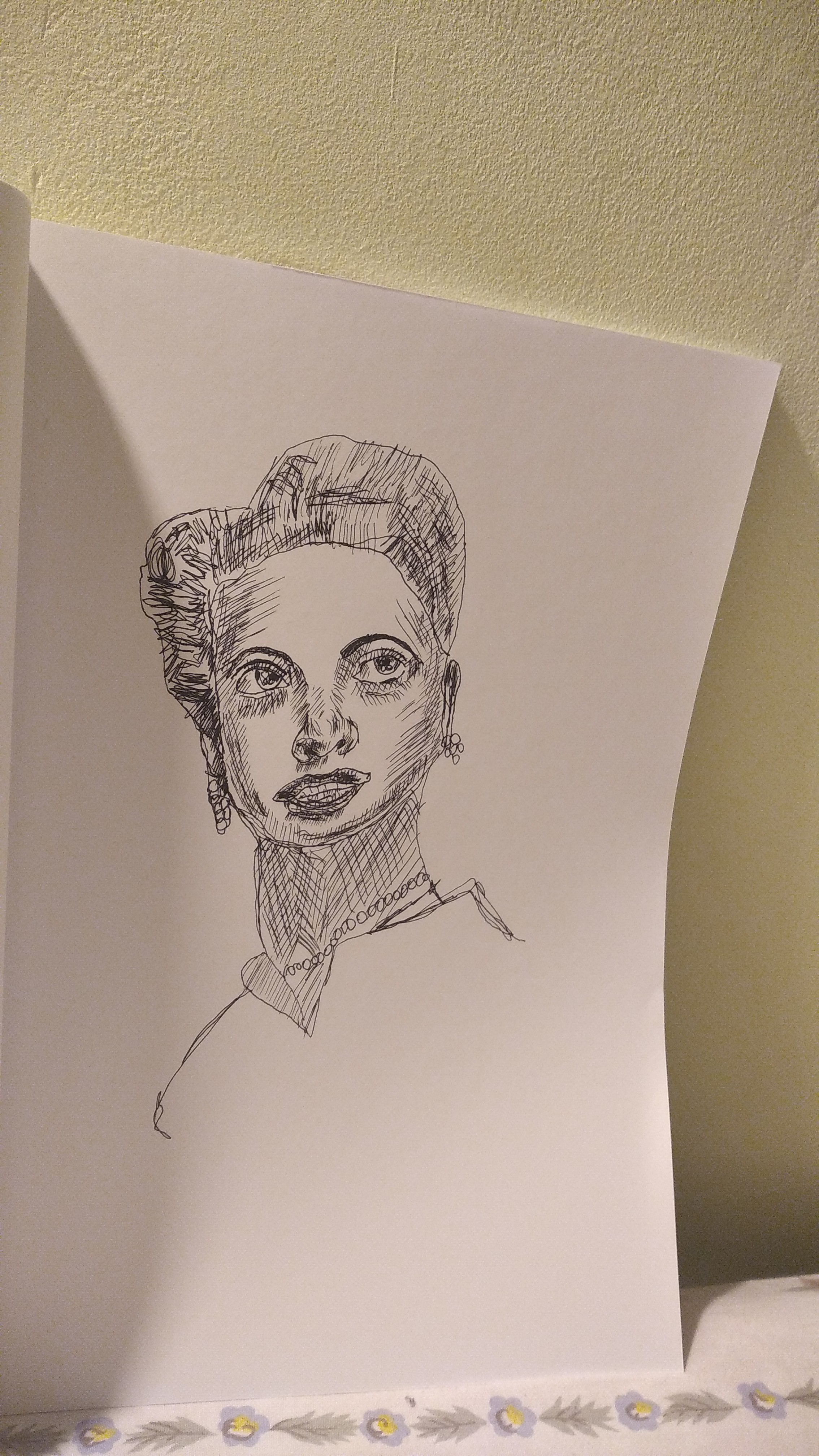 Иллюстрация портрет женщины