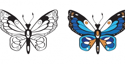 Иллюстрация бабочка