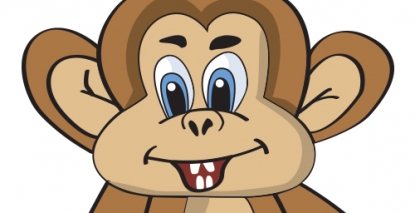 Иллюстрация обезьяна